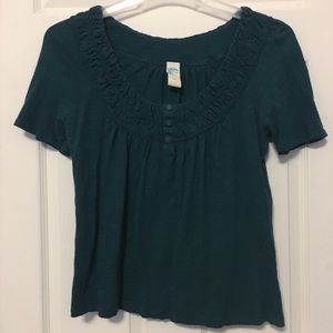 Anthropologie green shirt top St Patrick’s Day